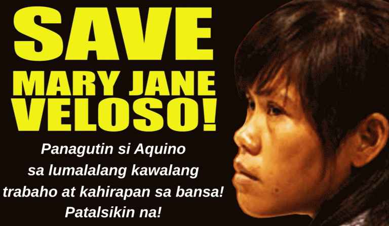 Filipinos in the Netherlands lobby Indonesian Embassy in the Hague to save life of Filipina Mary Jane Veloso