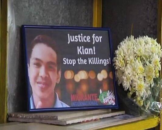 Justice for Kian, justice for victims of police murders in the Philippines
