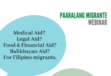 Paaralang Migrante: Sagip Migrante Covid19 Response